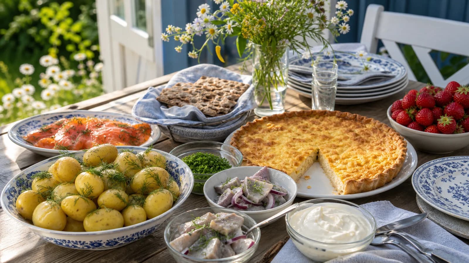 Midsommarmat utan stress: lista, mängder och recept