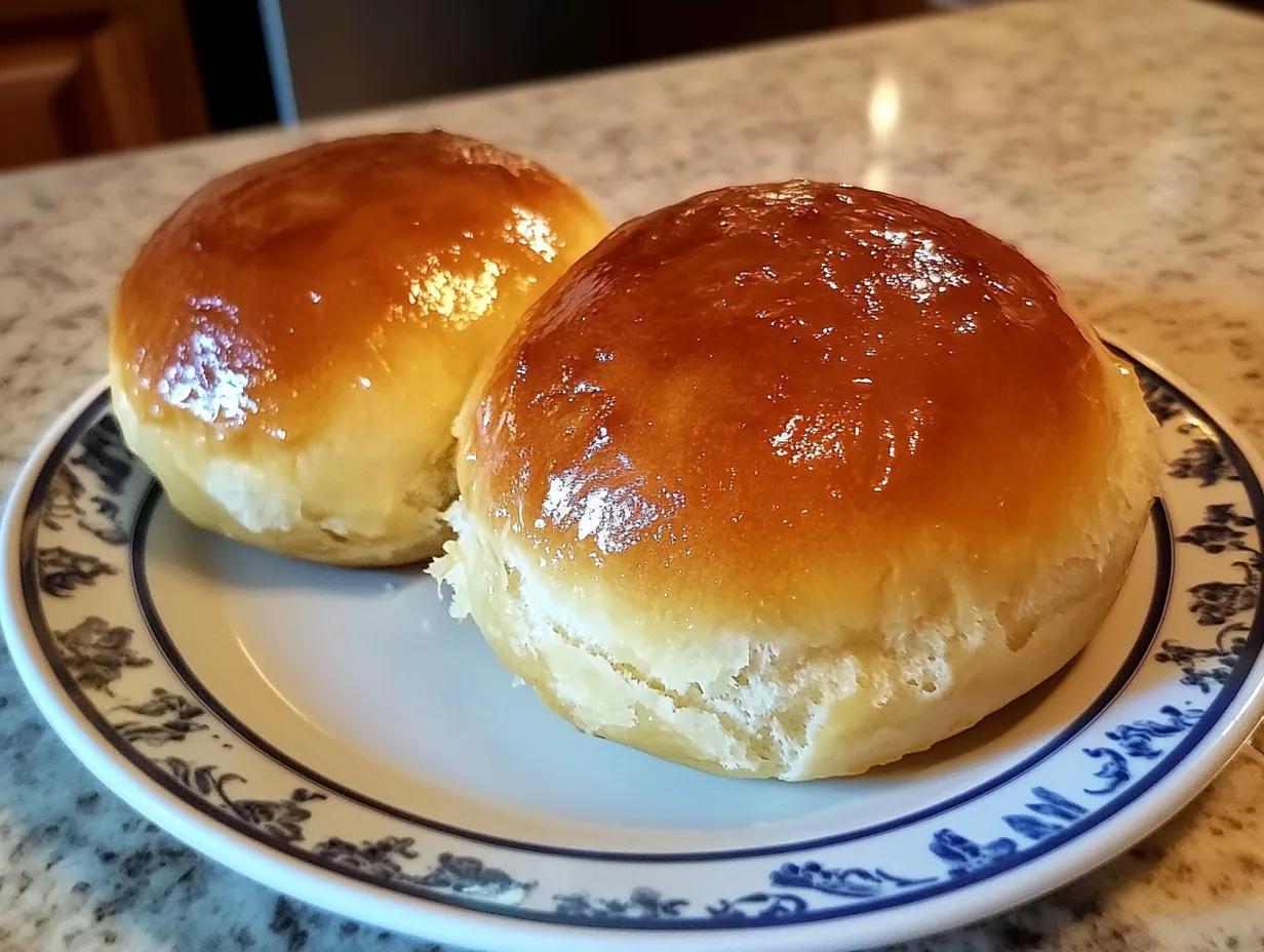 Bullar med äppelmos som ligger upplagda på ett galler, nybakade och toppade med pärlsocker.