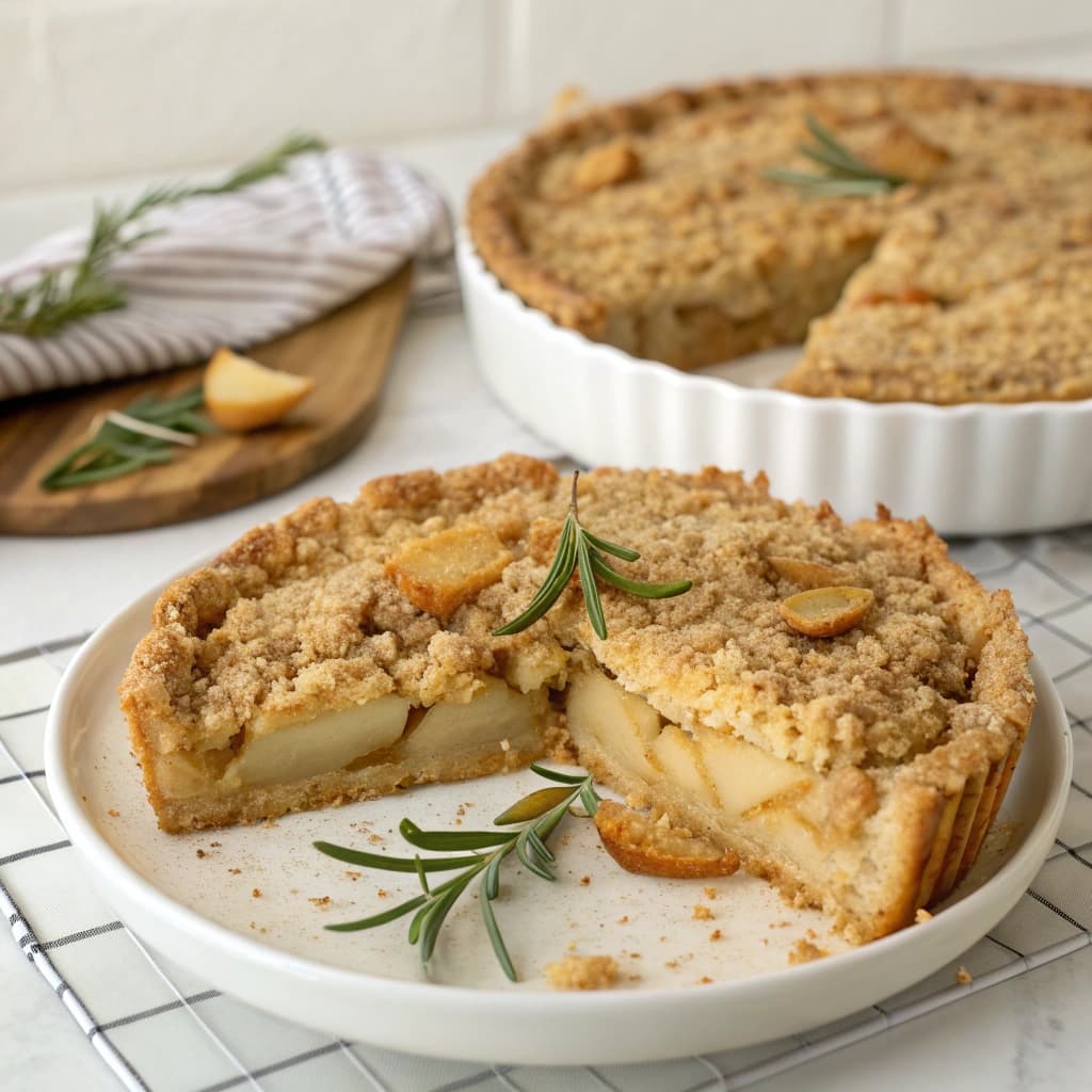 Äppelpaj med rosmarin