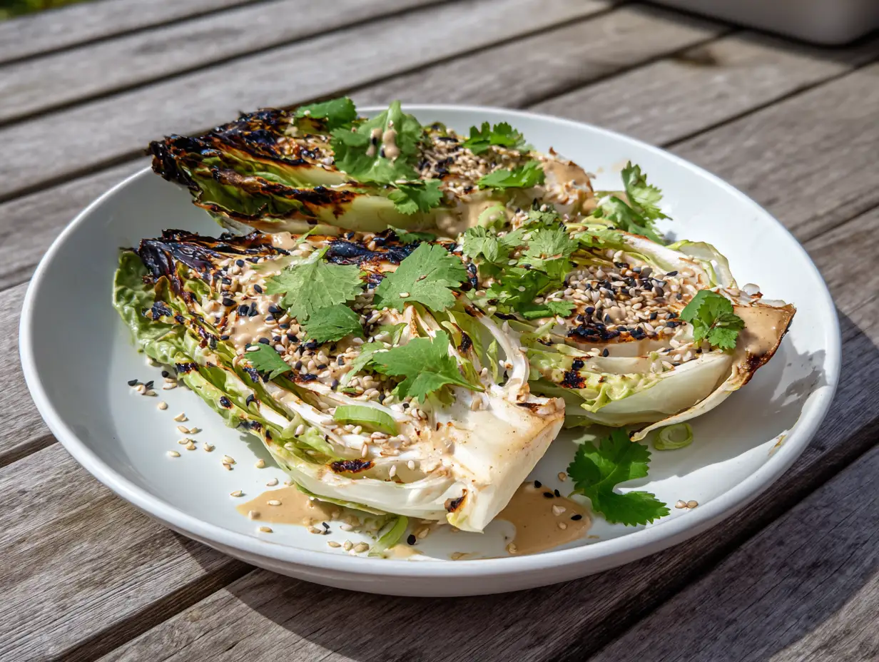 godaste brysselkålen halverad och karamelliserad i stekjärn med parmesan, citron och flingsalt på toppen