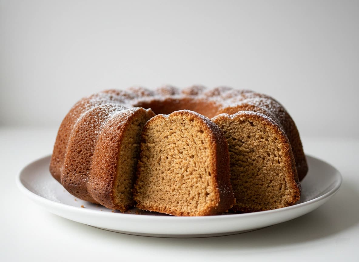 En nygräddad och saftig mjuk pepparkaka serverad med syrliga lingon och fluffig vispgrädde.