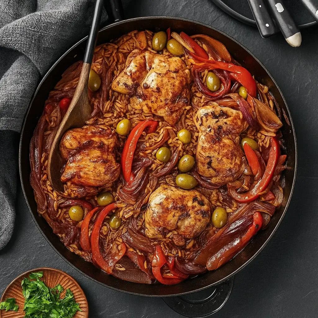 One pot med kyckling och ris