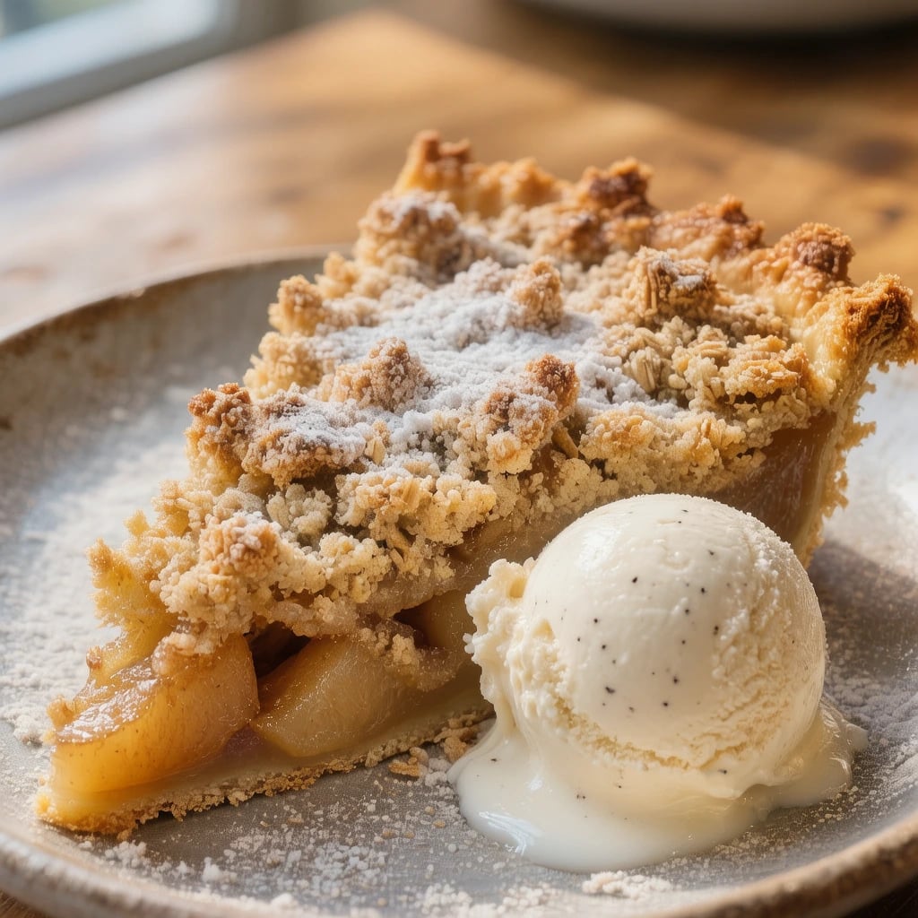 Smulpaj med äpple och kanel