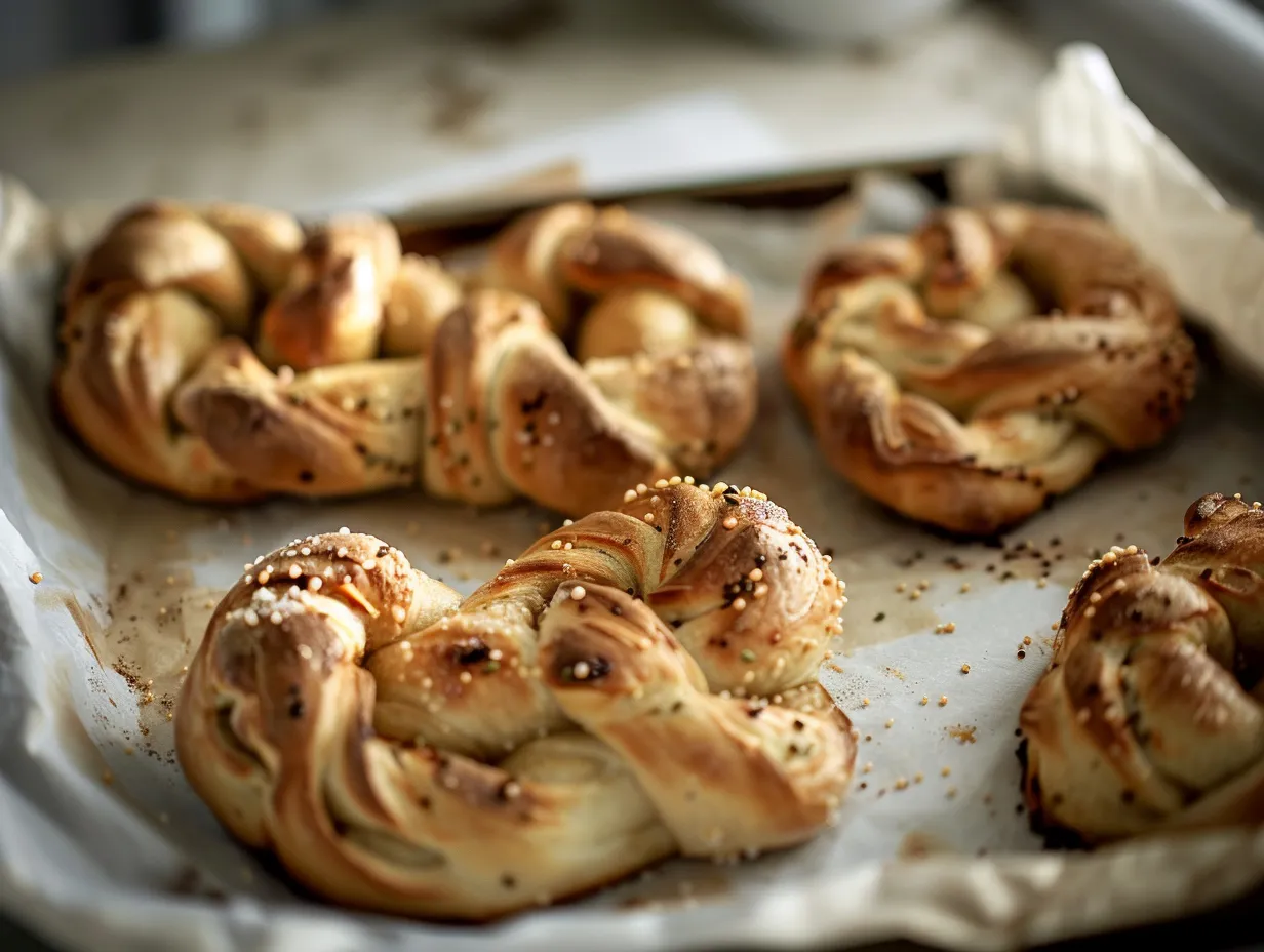 Kardemummabullar med pärlsocker och tydlig kardemummadoft, nybakade och gyllene