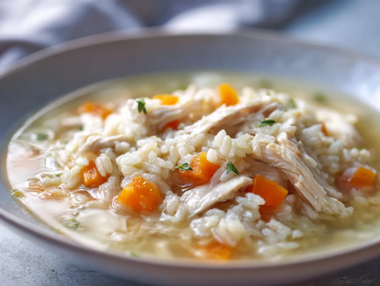 Skonsam mat för magen i form av mild broccolisoppa med potatis och len konsistens.