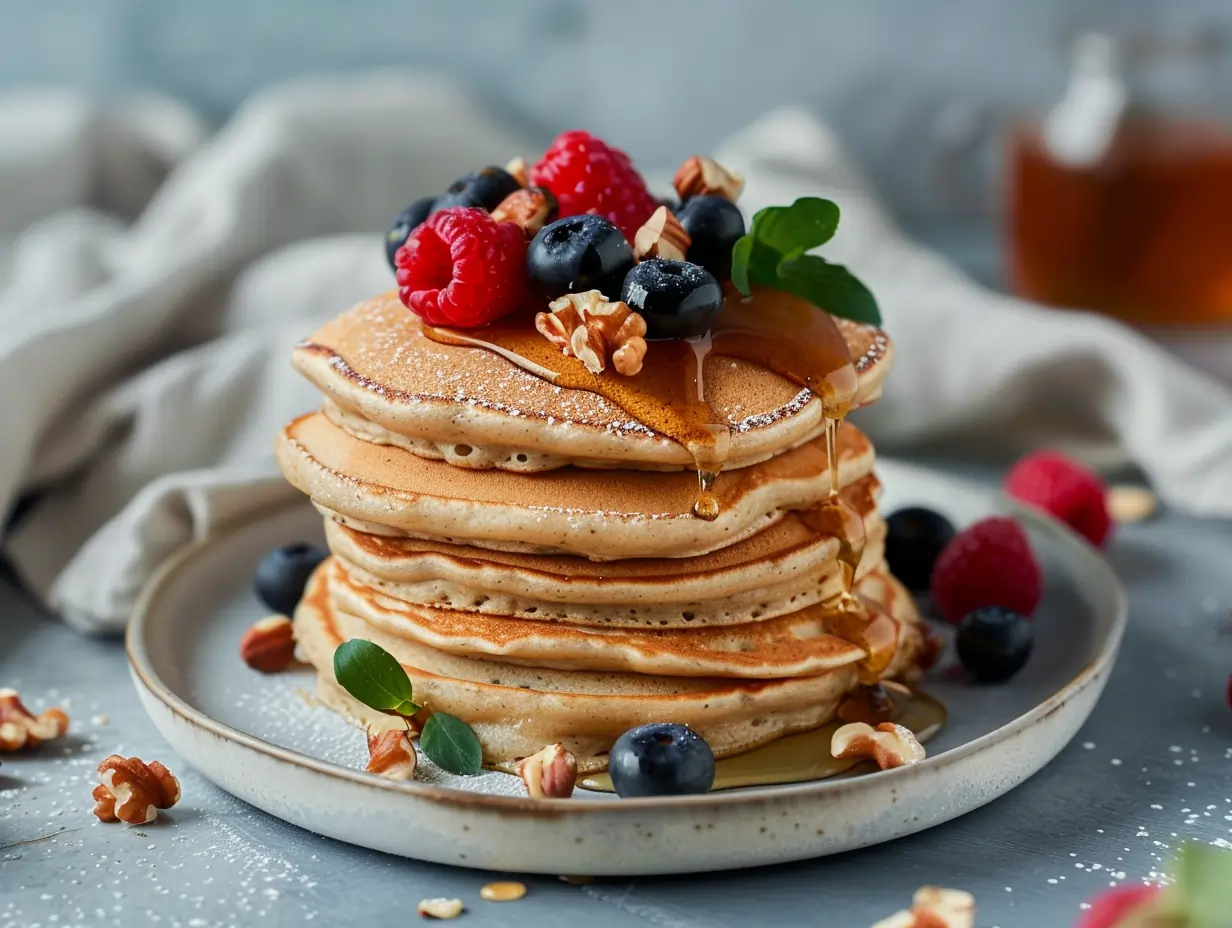 Tunna pannkakor gjorda på två ägg