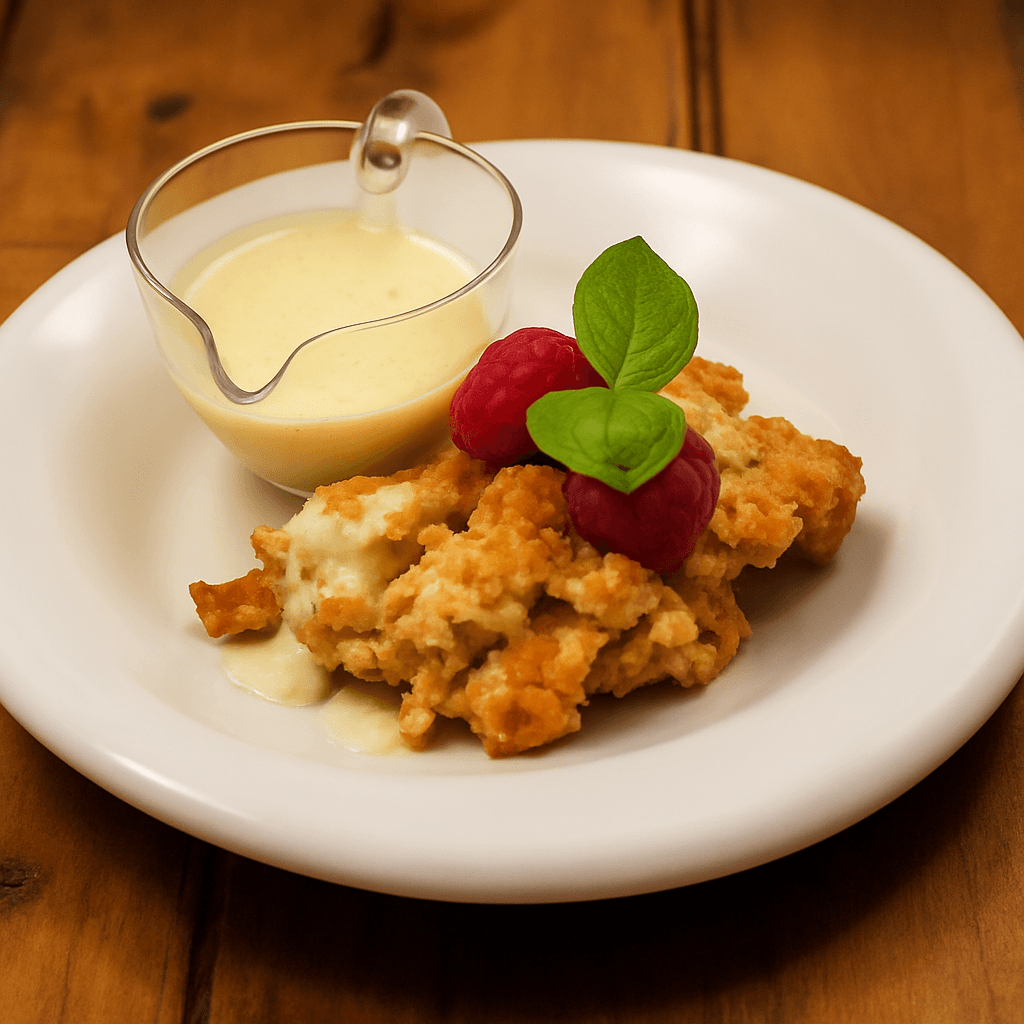 Äppelpaj med smuldeg