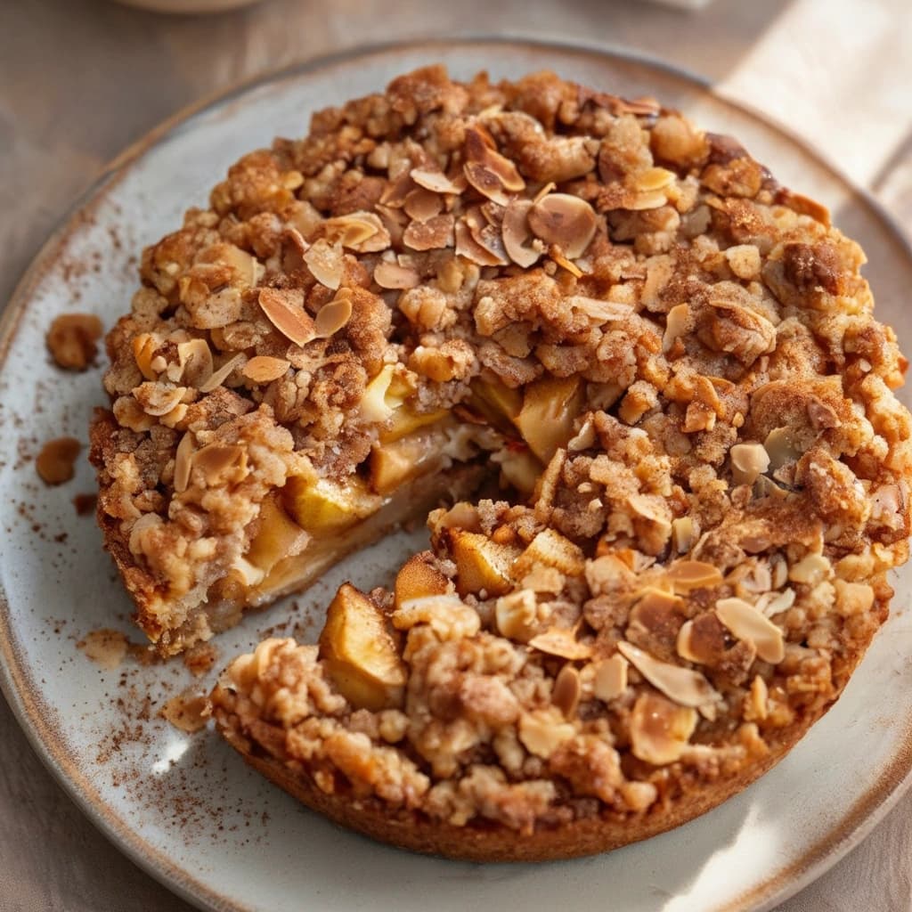 Äppelpaj med mandel