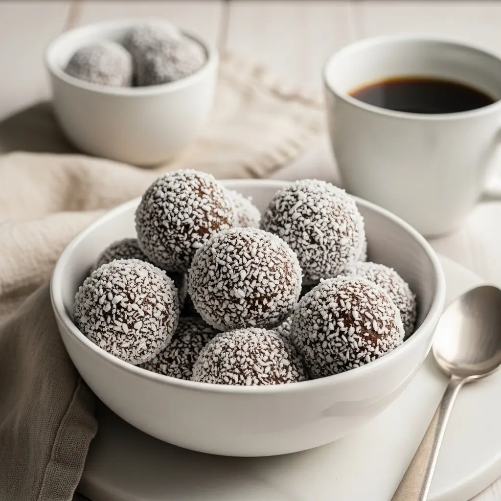 Chokladbollar med bryggkaffe