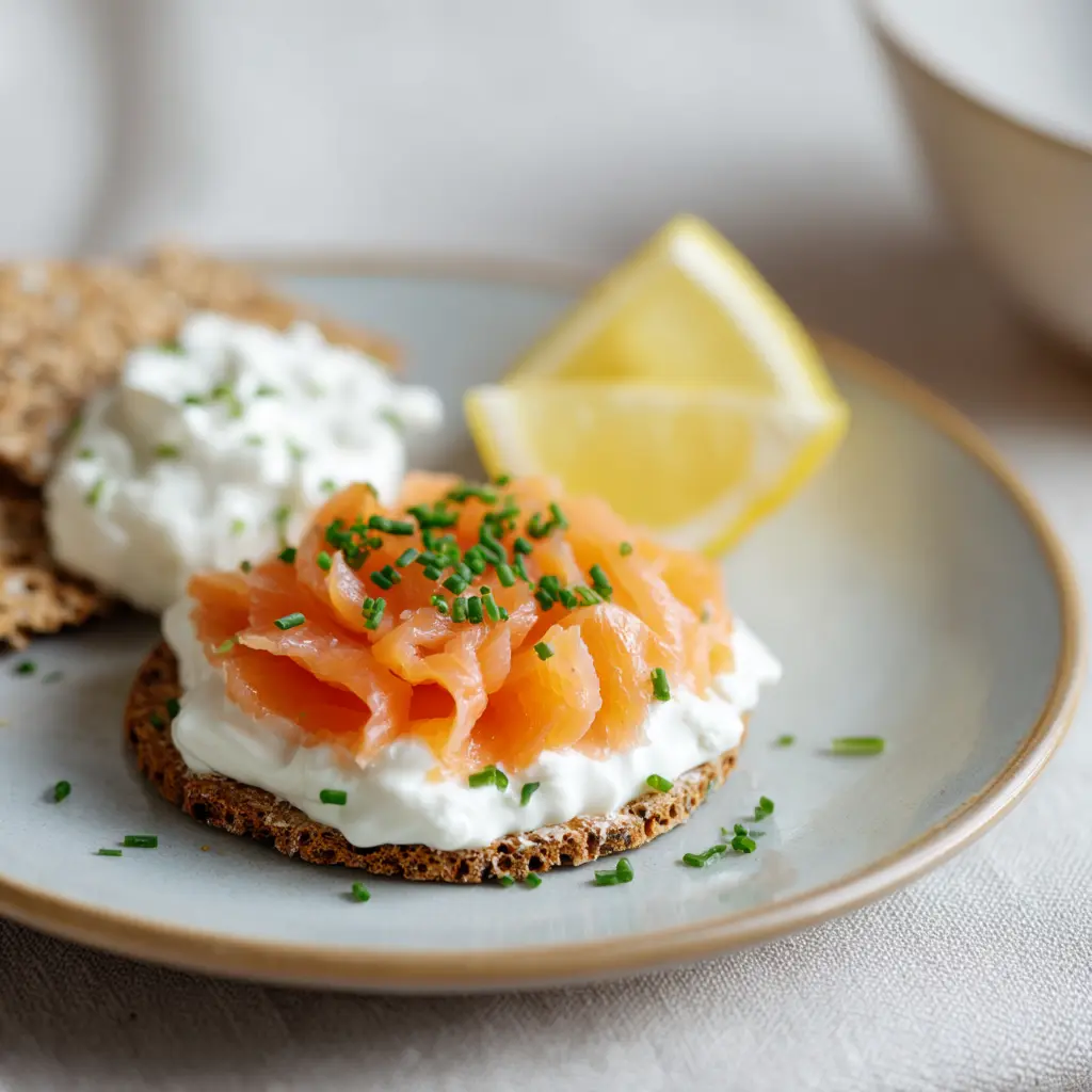 Kallrökt lax recept med pepparrot och färskost