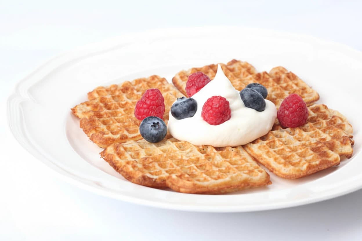 Klassiska frasvåfflor