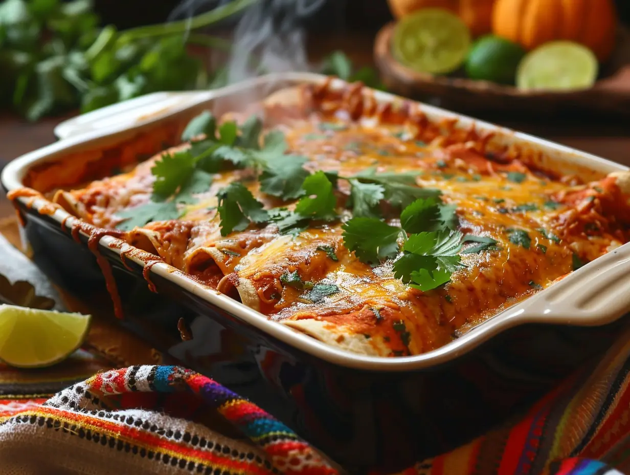 Chipotle enchiladas med kycklingfärs