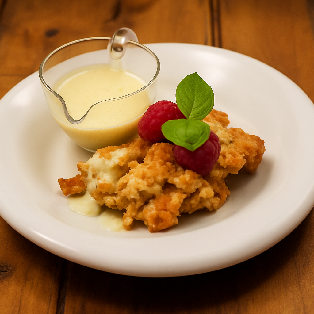 Äppelpaj med smuldeg