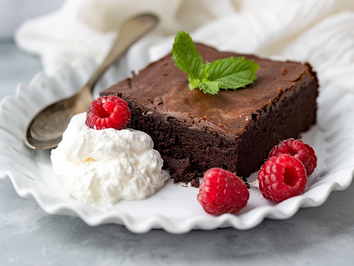 Kladdkaka på 2 ingredienser