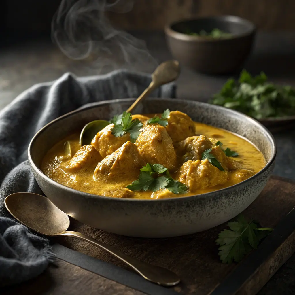 Kycklinggryta i krämig curry