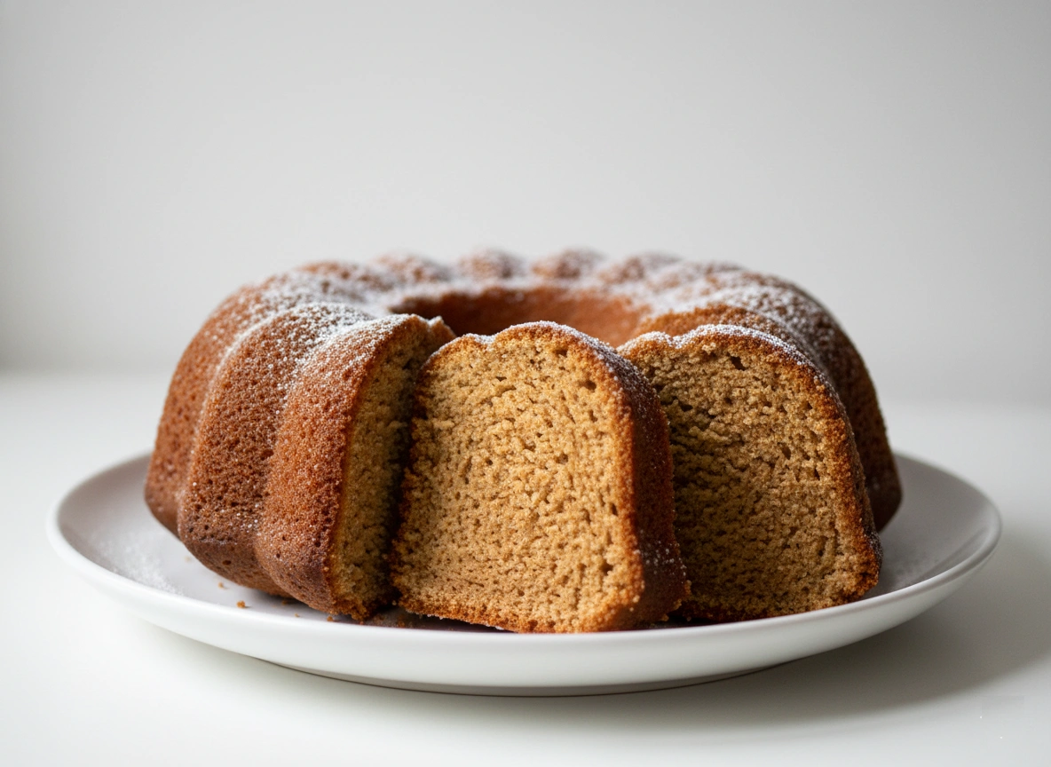 En nygräddad och saftig mjuk pepparkaka serverad med syrliga lingon och fluffig vispgrädde.