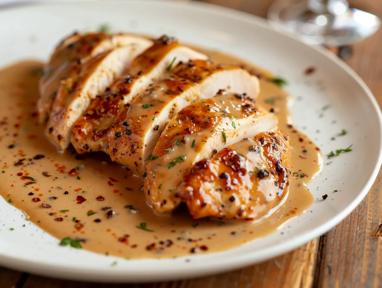 Saftig ugnskyckling med citron och örter i ugnsform