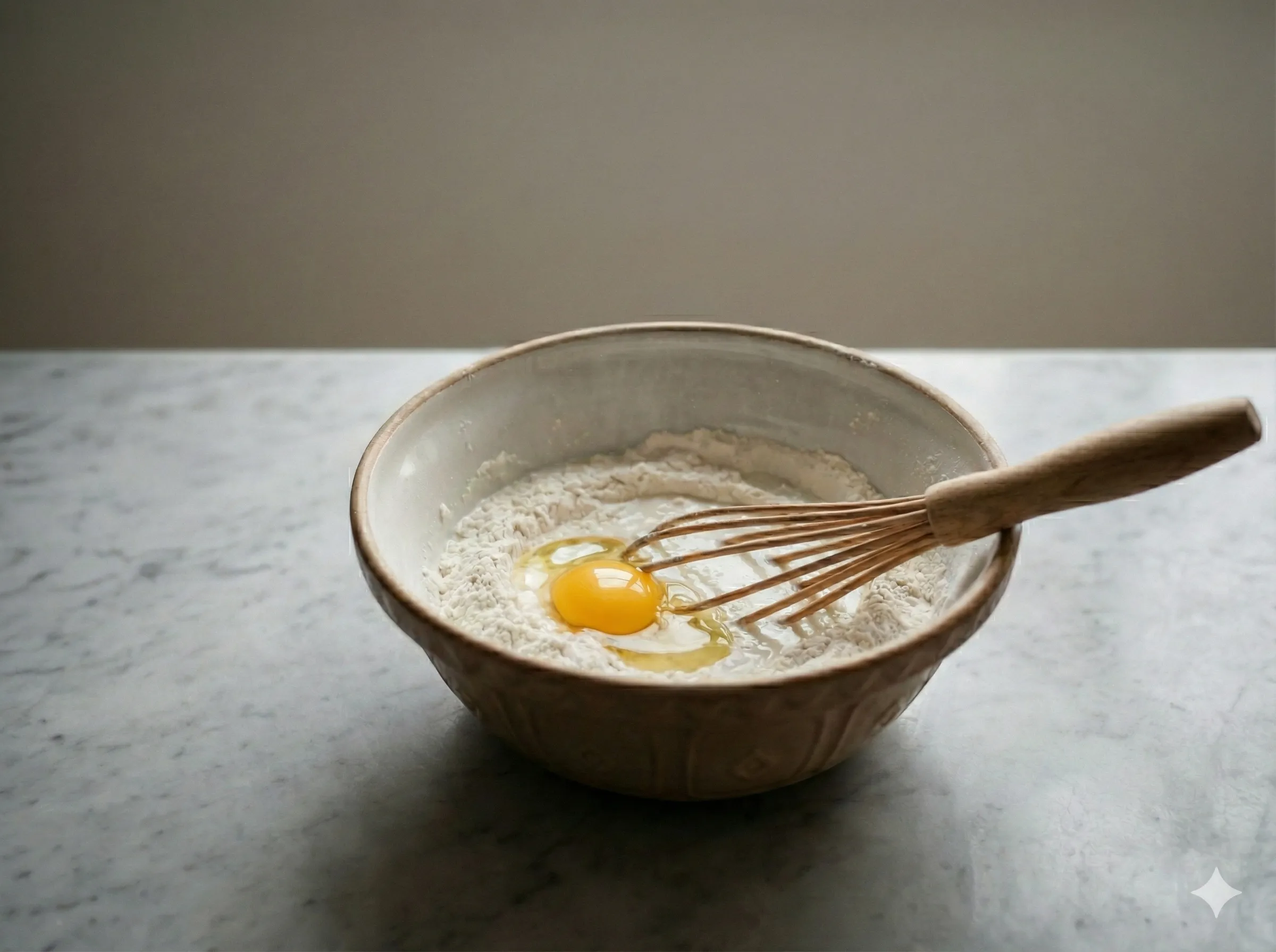 Tillsätt ägg till pannkakor